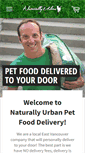 Mobile Screenshot of nupetfooddelivery.com